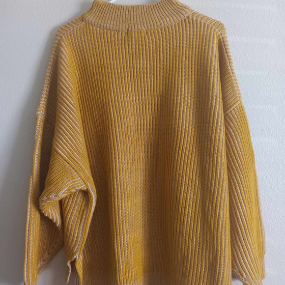 TOPSHOP NEW Mustard Funnel Neck Jumper Sweater - Picture 7 of 11